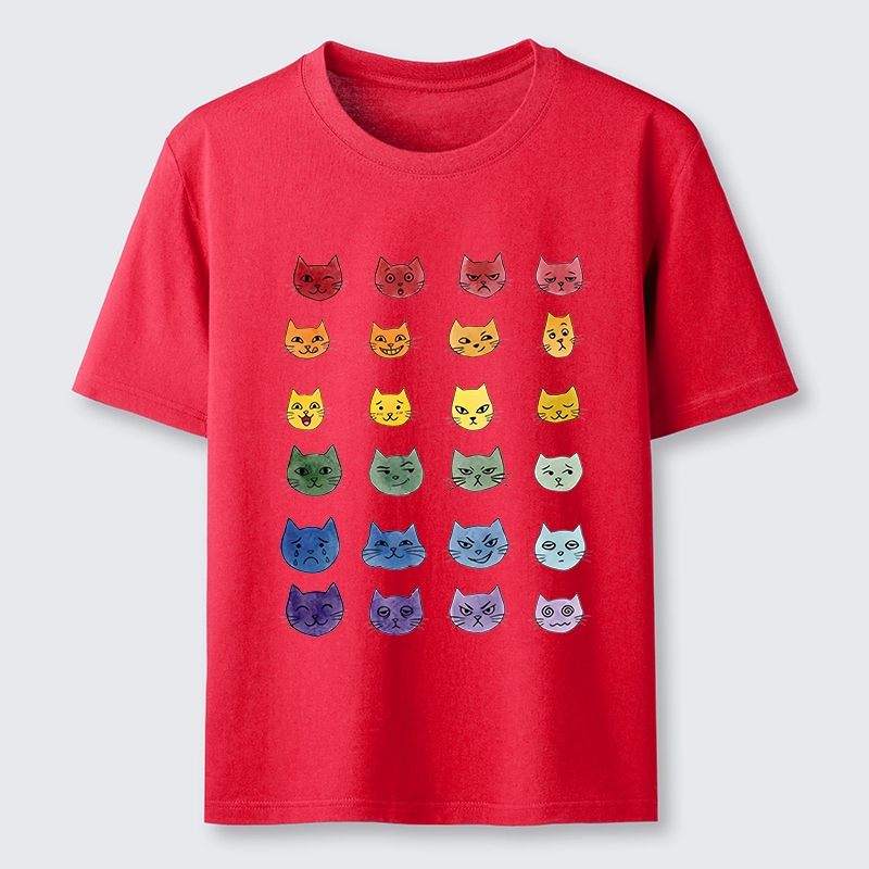 Tokyo-Tiger Watercolor Rainbow Cat Classic T-Shirt