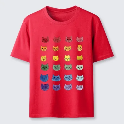 Tokyo-Tiger Watercolor Rainbow Cat Classic T-Shirt