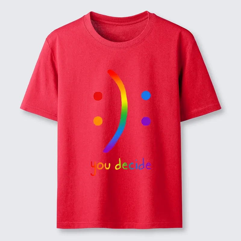 Tokyo-Tiger Colorful Rainbow Smile You Decide Classic T-Shirt
