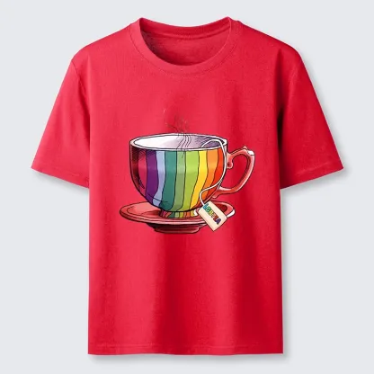 Tokyo-Tiger Rainbow Pride Tea Cup Classic T-Shirt