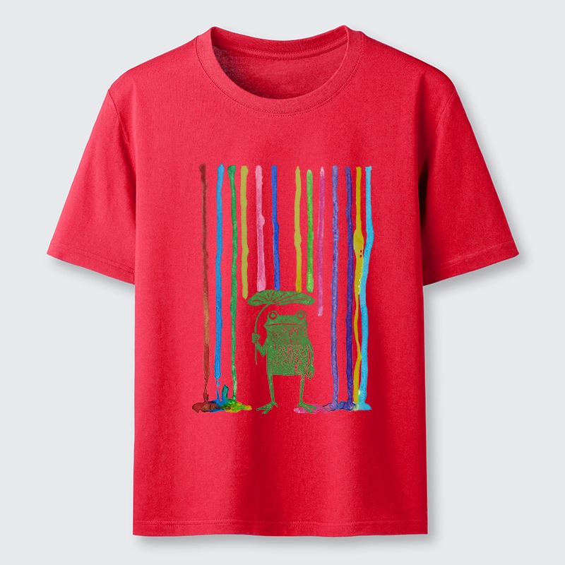 Tokyo-Tiger Frog Under The Rainbow Rain Classic T-Shirt