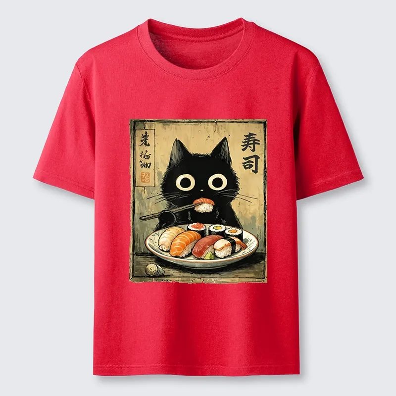 Tokyo-Tiger Vintage Japanese Sushi Cat Classic T-Shirt