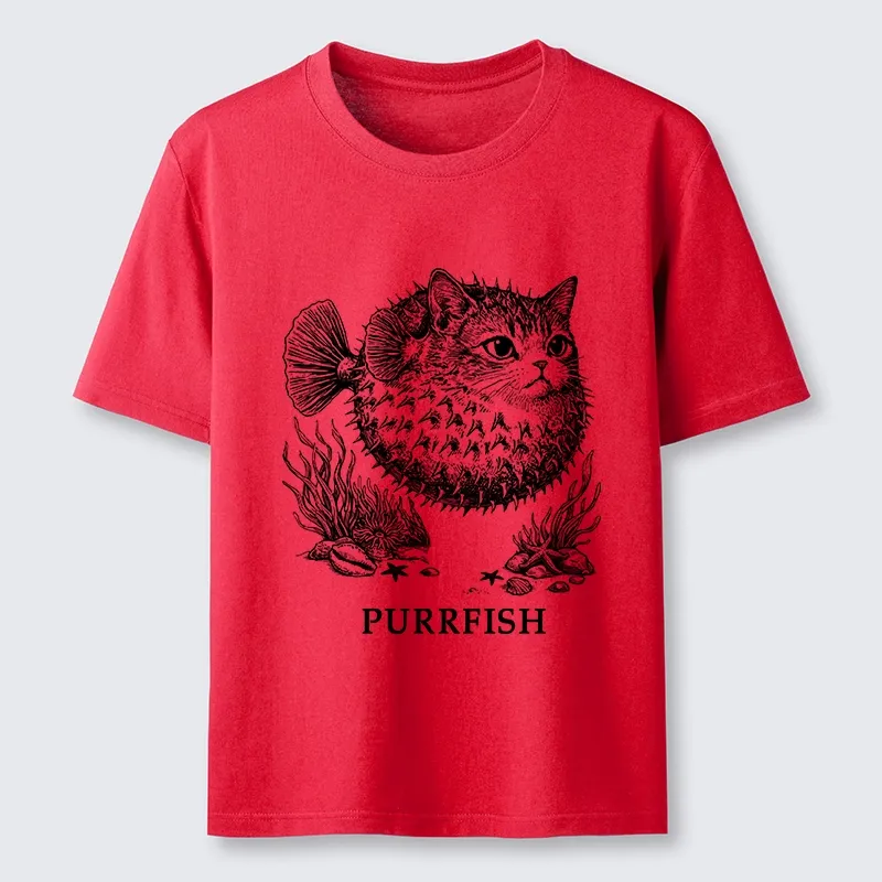 Tokyo-Tiger Spiky Puffer With Cute Cat Head Classic T-Shirt Sale