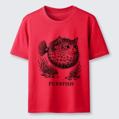 Tokyo-Tiger Spiky Puffer With Cute Cat Head Classic T-Shirt