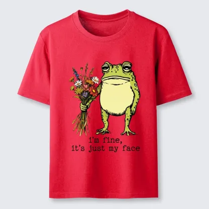 Tokyo-Tiger Funny Frog Meme My Face Lies Classic T-Shirt