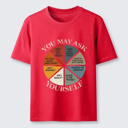 Tokyo-Tiger Full Of Self Doubt Questions Wheel Classic T-Shirt