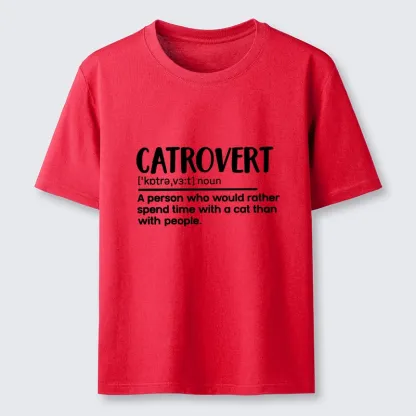 Tokyo-Tiger Catrovert Love Cats Not People Classic T-Shirt