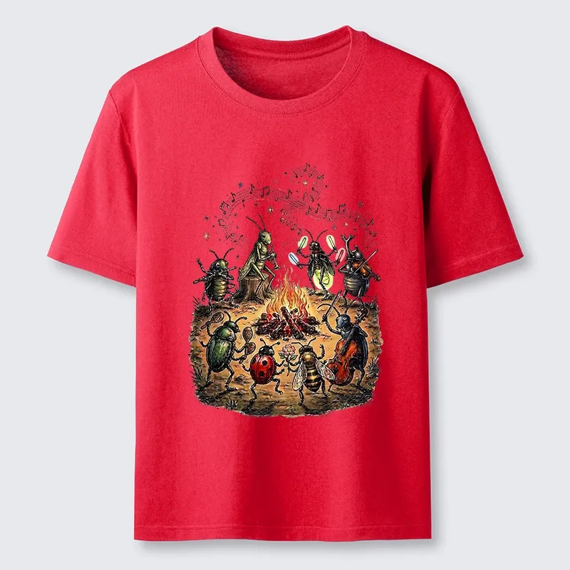 Tokyo-Tiger Bug Band Campfire Jam Classic T-Shirt
