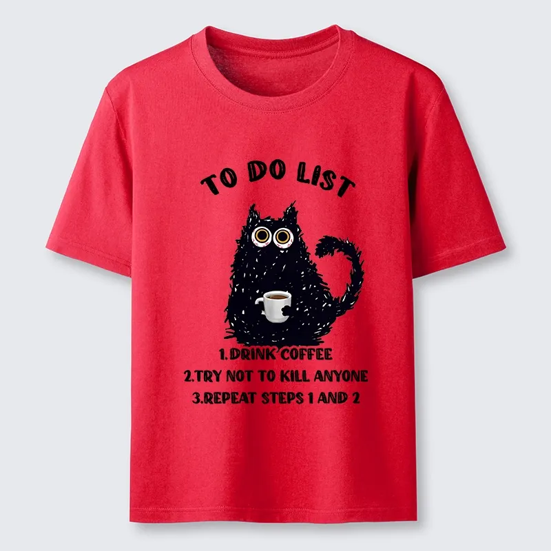 Tokyo-Tiger Funny Meme Daily Coffee Routine Classic T-Shirt