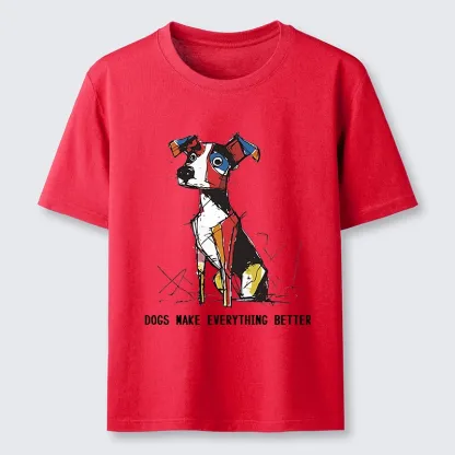 Tokyo-Tiger Colorful Puppy Street Art Graphic Classic T-Shirt