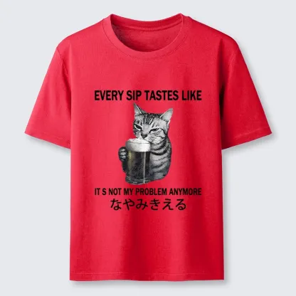 Tokyo-Tiger Chill Beer Cat Relax Graphic Classic T-Shirt