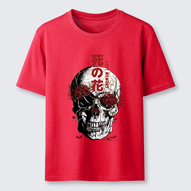 Tokyo-Tiger Dark Goth Spider Lily Skull Art Classic T-Shirt