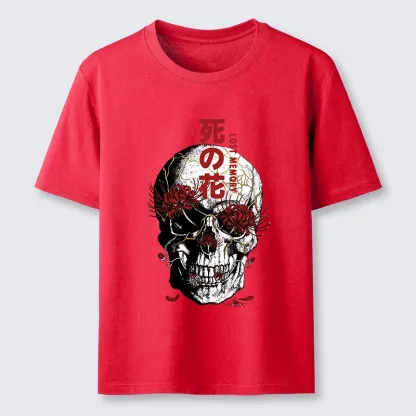 Tokyo-Tiger Dark Goth Spider Lily Skull Art Classic T-Shirt