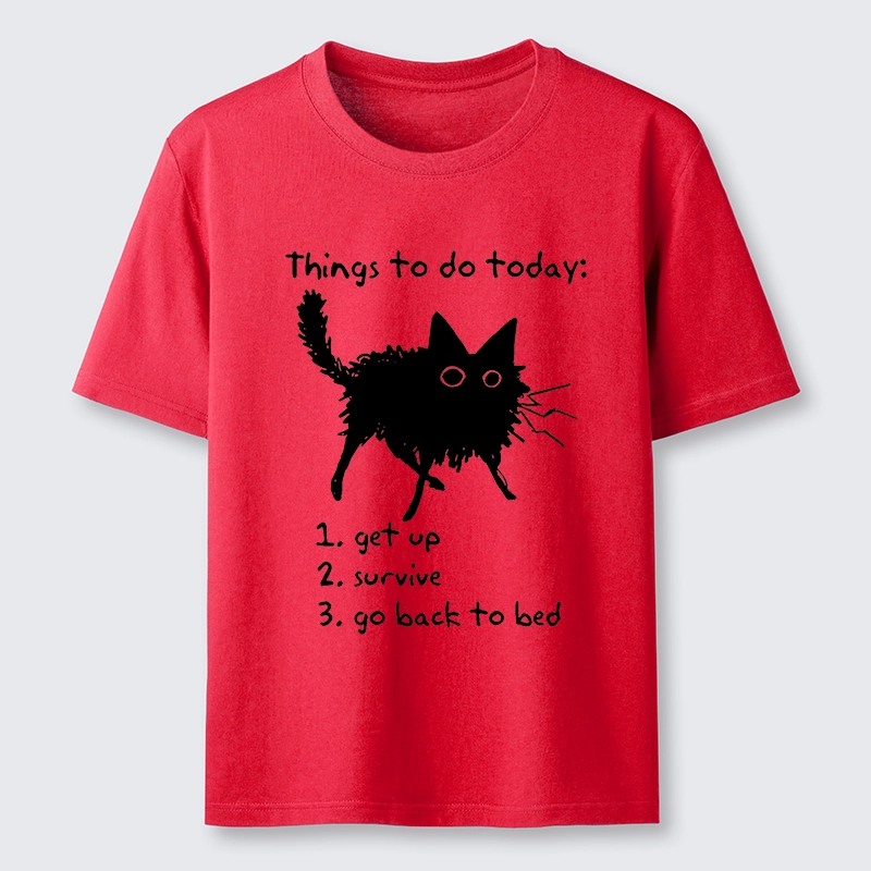 Tokyo-Tiger Lazy Cat Survive Day Funny Meme Classic T-Shirt