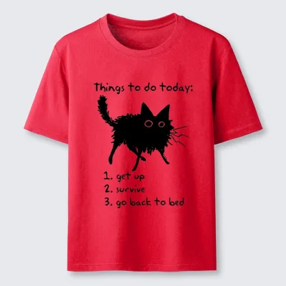 Tokyo-Tiger Lazy Cat Survive Day Funny Meme Classic T-Shirt