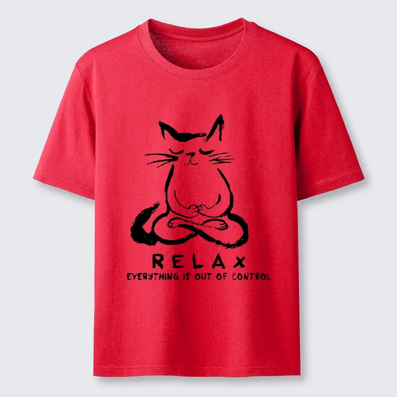 Tokyo-Tiger Zen Meditate Cat Chill Funny Meme Classic T-Shirt