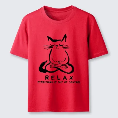 Tokyo-Tiger Zen Meditate Cat Chill Funny Meme Classic T-Shirt