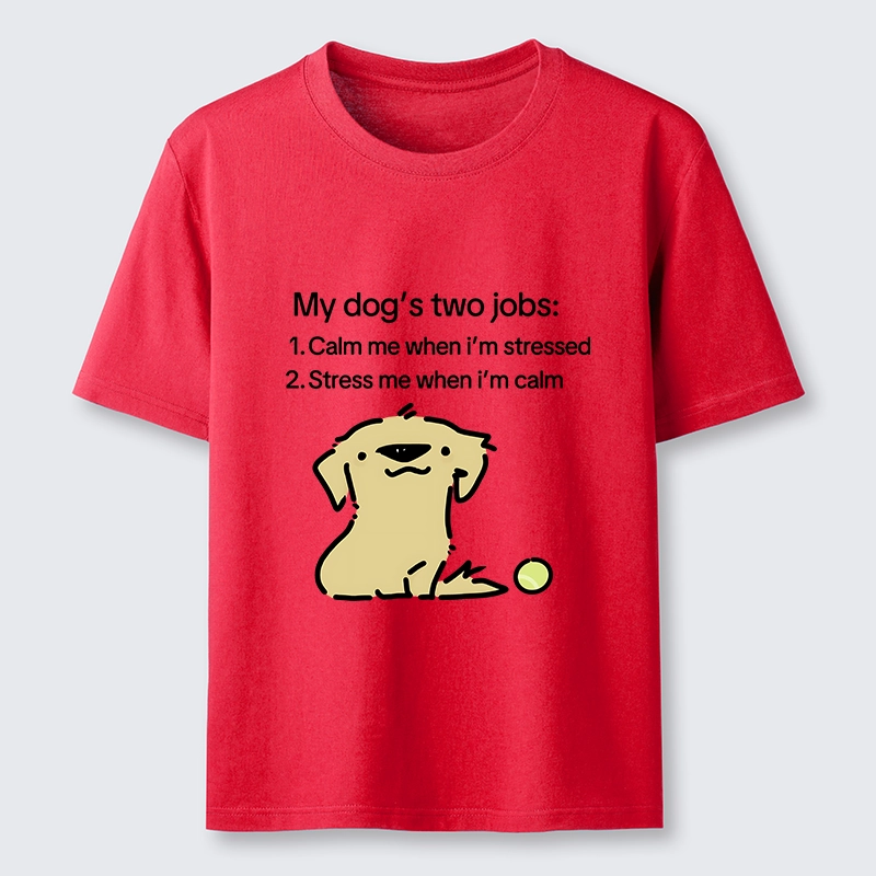 Tokyo-Tiger Funny Meme Dog Two Life Jobs Joke Classic T-Shirt