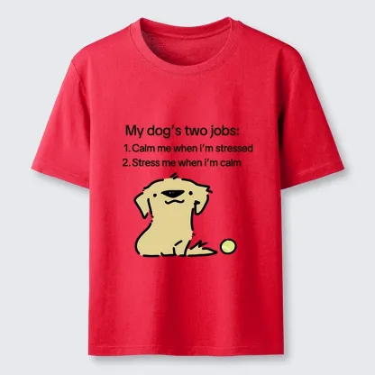 Tokyo-Tiger Funny Meme Dog Two Life Jobs Joke Classic T-Shirt