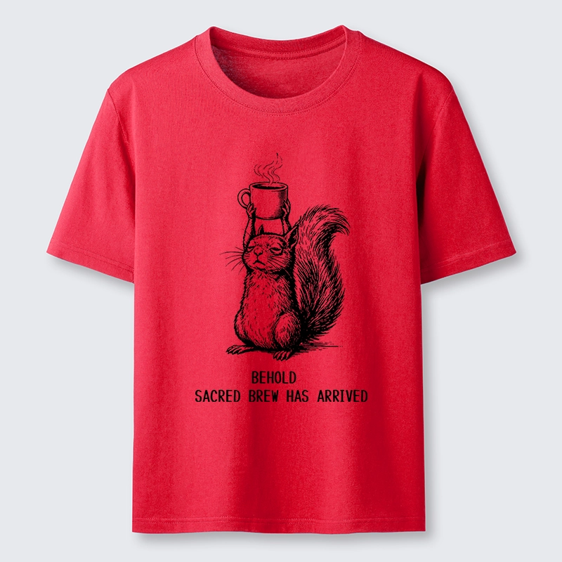 Tokyo-Tiger Squirrel Hold Sacred Coffee Meme Classic T-Shirt