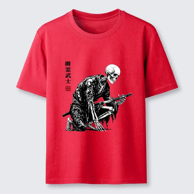 Tokyo-Tiger Vintage Dark Ghost Samurai Sketch Classic T-Shirt