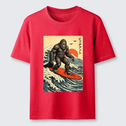 Tokyo-Tiger Myth Beast Surf Fuji Mountain Wave Art Classic T-Shirt