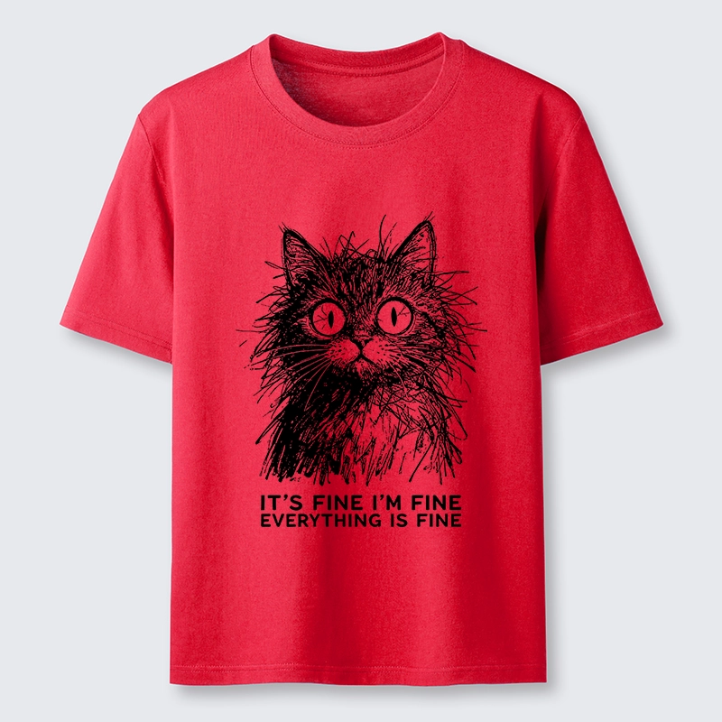 Tokyo-Tiger Fluffy Wild Cat Calm Fake Mood Classic T-Shirt