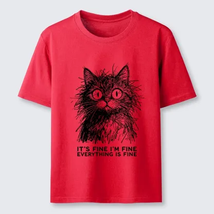 Tokyo-Tiger Fluffy Wild Cat Calm Fake Mood Classic T-Shirt