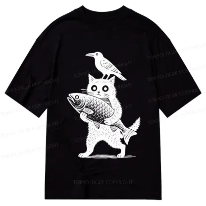 Tokyo-Tiger Black Animals Funny Classic T-Shirt