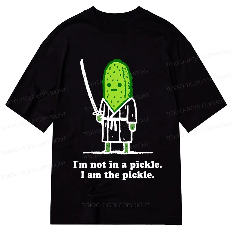 Tokyo-Tiger Funny Cucumber Samurai Classic T-Shirt