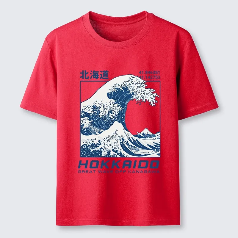 Tokyo-Tiger Hokkaido Wave Art Classic T-Shirt