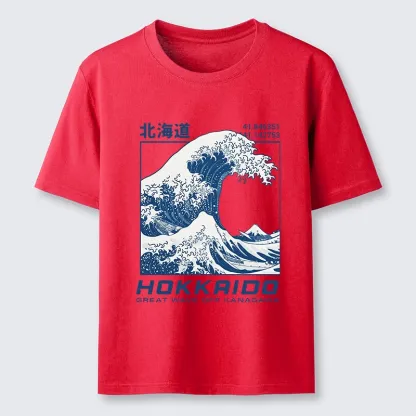 Tokyo-Tiger Hokkaido Wave Art Classic T-Shirt