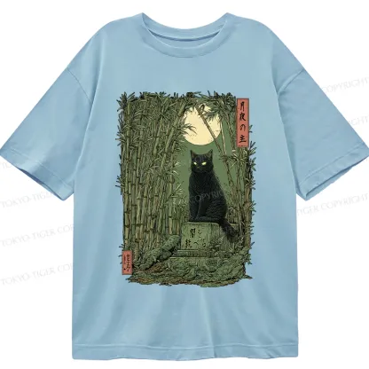 Tokyo-Tiger Black Cat In The Bamboo Forest Classic T-Shirt