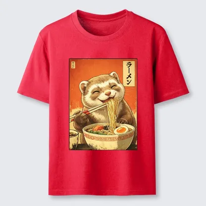 Tokyo-Tiger Otters Eating Delicious Ramen Classic T-Shirt