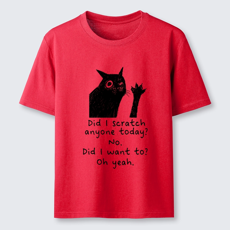 Tokyo-Tiger Black Cat Scratches People Classic T-Shirt