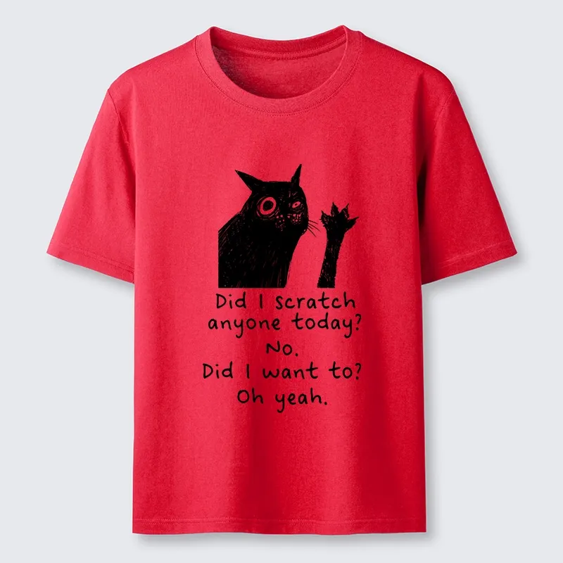 Tokyo-Tiger Black Cat Scratches People Classic T-Shirt