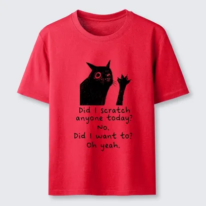 Tokyo-Tiger Black Cat Scratches People Classic T-Shirt