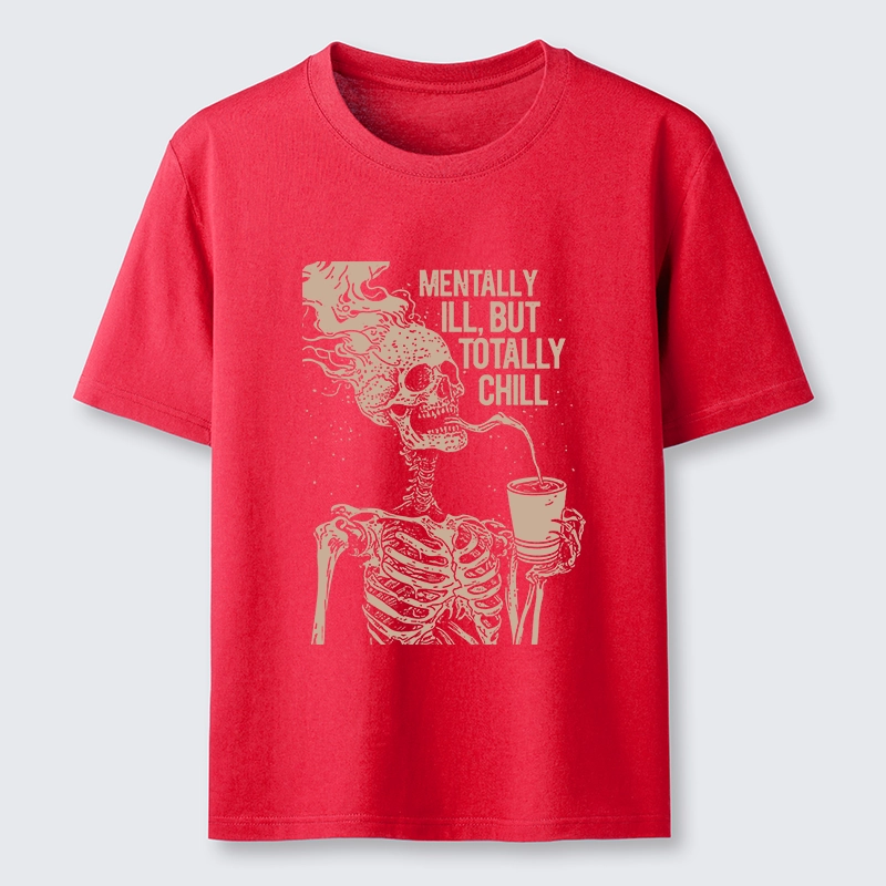 Tokyo-Tiger Funny Skeleton Chill Classic T-Shirt