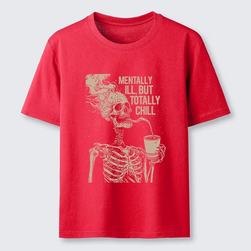 Tokyo-Tiger Funny Skeleton Chill Classic T-Shirt