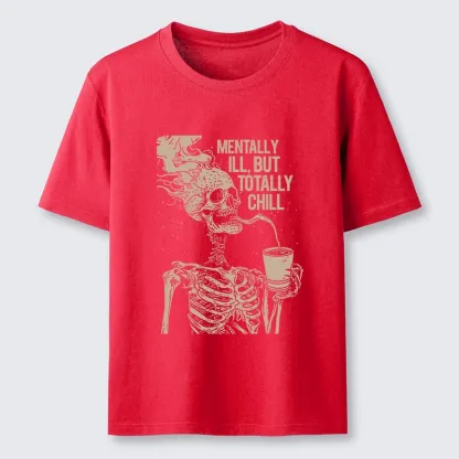 Tokyo-Tiger Funny Skeleton Chill Classic T-Shirt