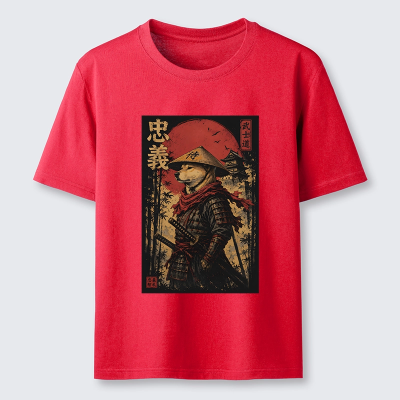 Tokyo-Tiger Loyal Samurai Dog With A Sword Classic T-Shirt