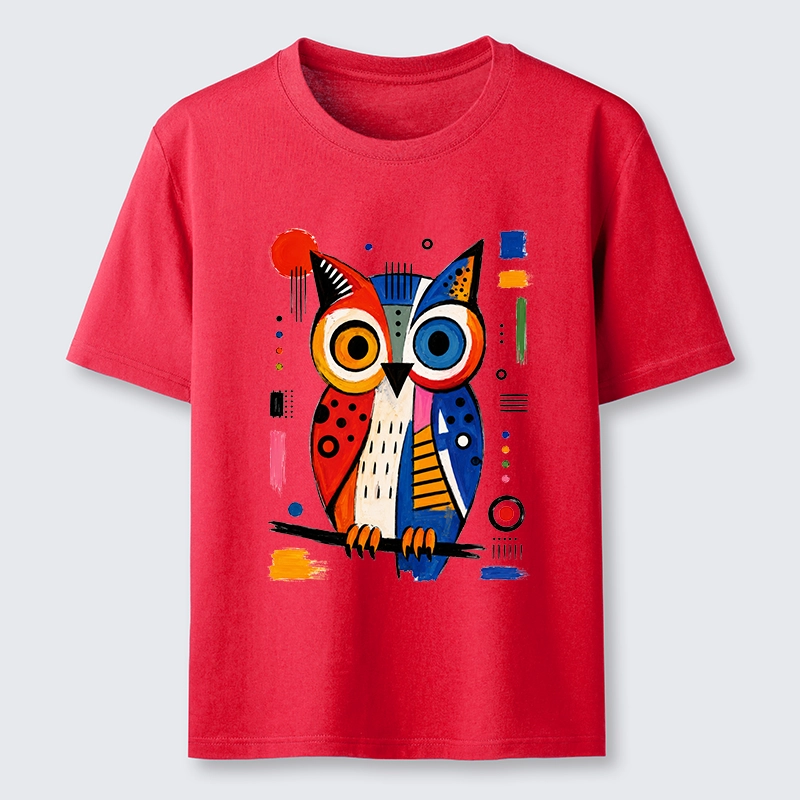 Tokyo-Tiger Abstract Owl Art Classic T-Shirt