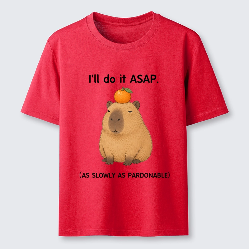 Tokyo-Tiger Slow Task Capybara Meme Classic T-Shirt