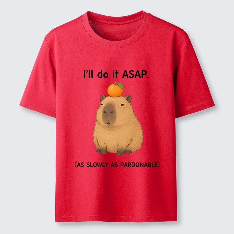 Tokyo-Tiger Slow Task Capybara Meme Classic T-Shirt