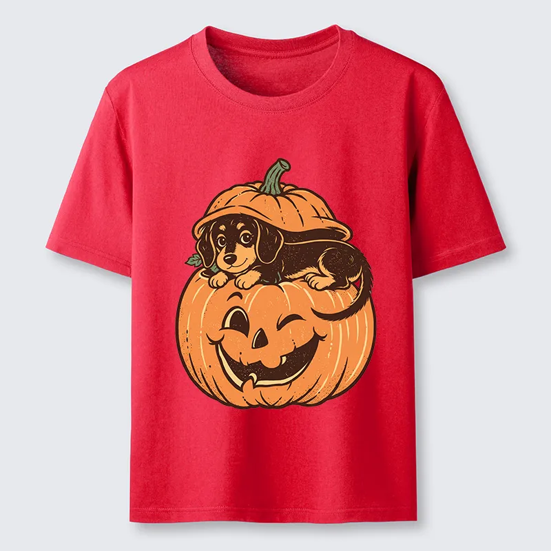 Tokyo-Tiger Retro Pumpkin Dog Classic T-Shirt