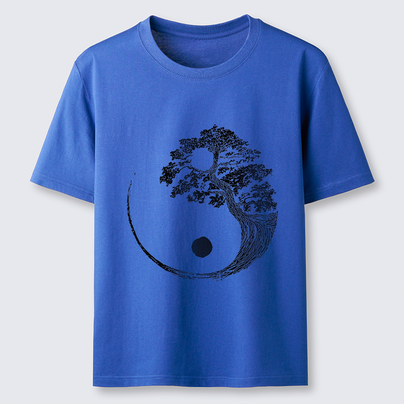 Tokyo-Tiger Yin-Yang Tai Chi Tree Classic T-Shirt