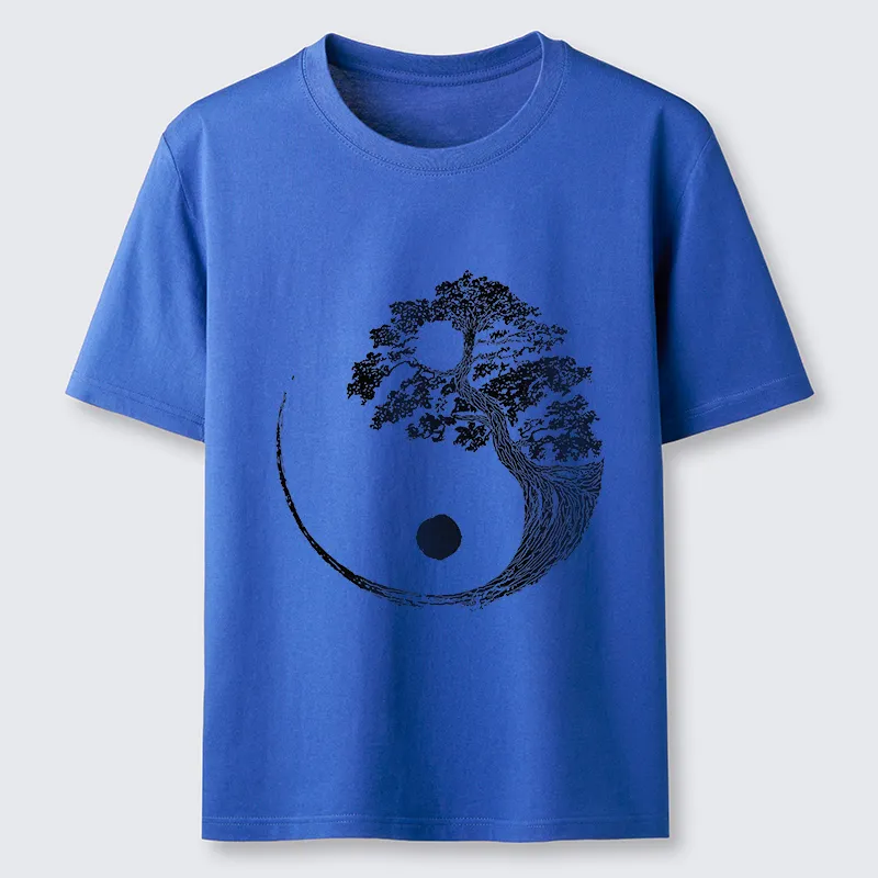 Tokyo-Tiger Yin-Yang Tai Chi Tree Classic T-Shirt