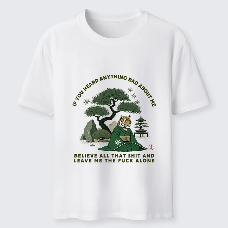 Tokyo-Tiger Funny Ukiyoe Tiger Samurai Zen Classic T-Shirt