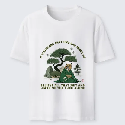 Tokyo-Tiger Funny Ukiyoe Tiger Samurai Zen Classic T-Shirt