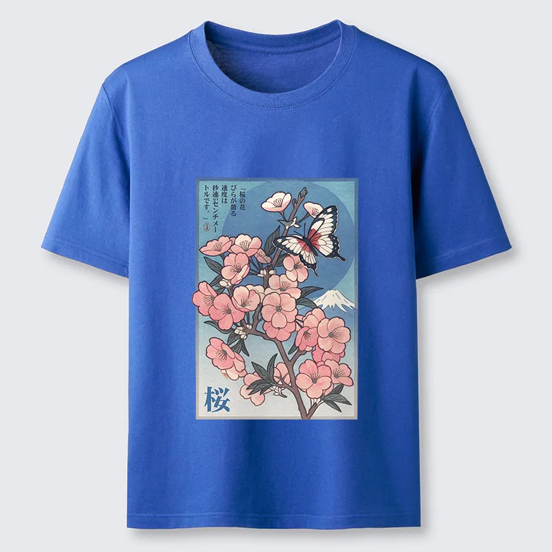 Tokyo-Tiger Ukiyoe Japanese Cherry blossoms Poster Classic T-Shirt